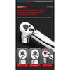1/4 Drive Adjustable Preset Torque Wrench 5-25NM Professional Auto Machine Repair Ratchet Torque Spanner