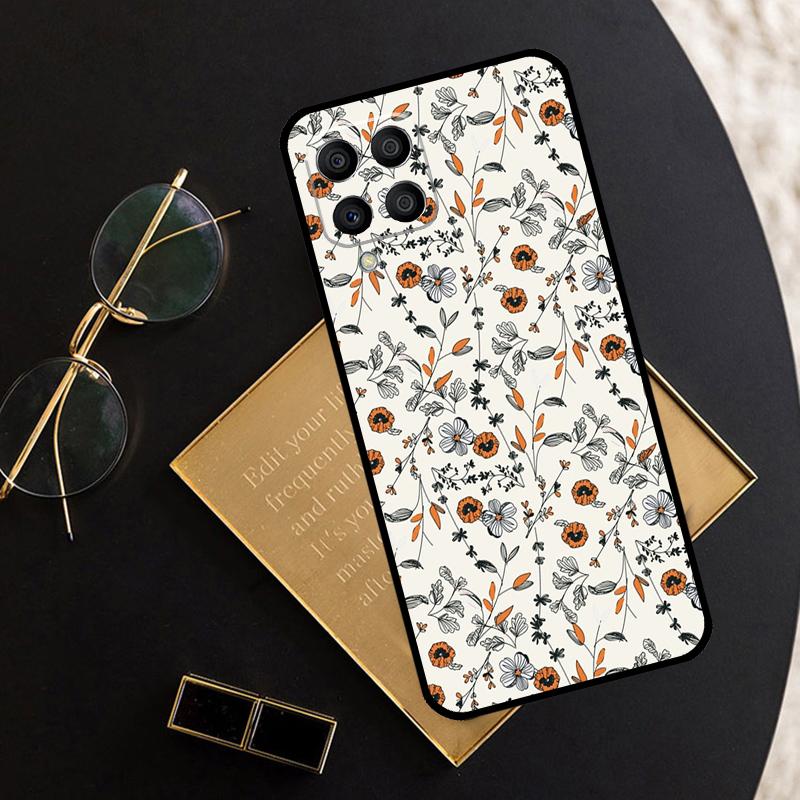 Flower Plant Art For Samsung Galaxy M06 M16 M12 M13 M14 M15 M35 M55 M34 M54 M33 M53 M21 M31 M11 M32 M52 Case