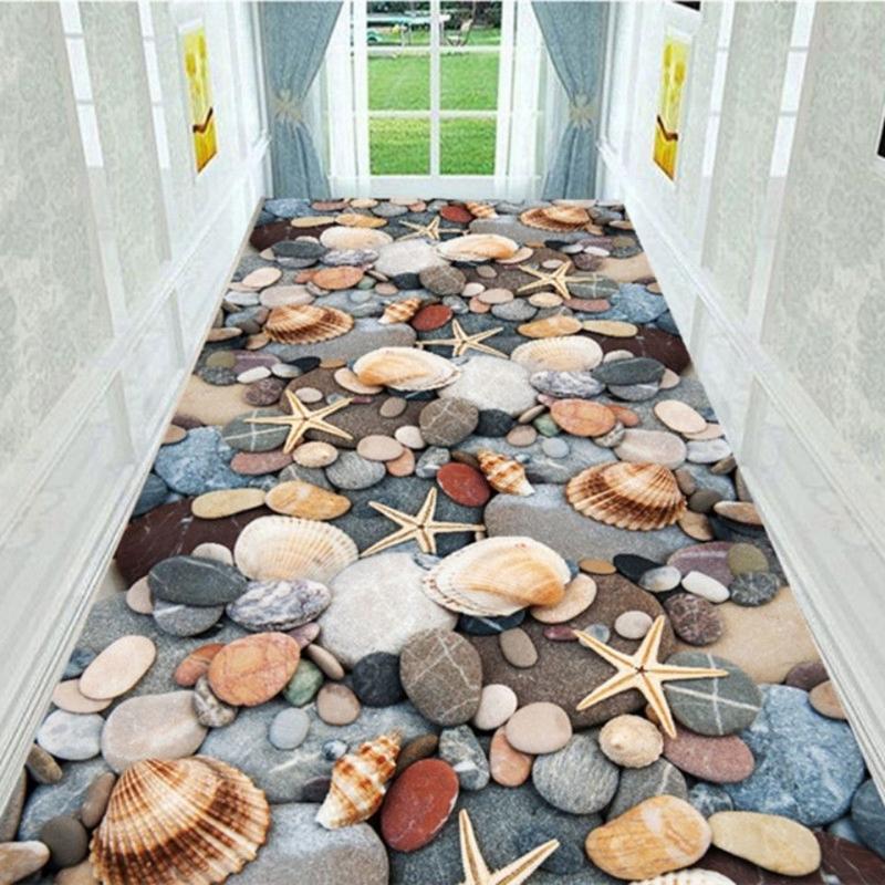 3D Carpet Living Room Carpet Bedroom Hall Entrance Hallway Mat Kitchen Non-slip Carpet