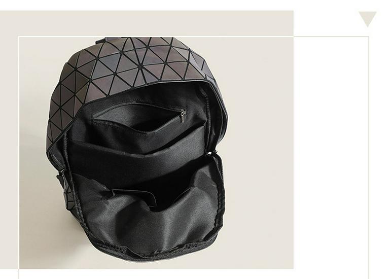 2026 Colorful Geometric Plaid Women's Fashion Backpack - Versatile Travel & School Bag