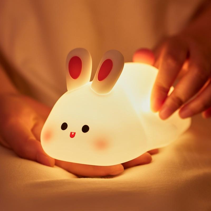 

LED Night Light Cute Soft Silicone Safe Lamp Rechargeable Table Lamp Children s Night Light for Nursery Bedroom Cute Birthday Gift