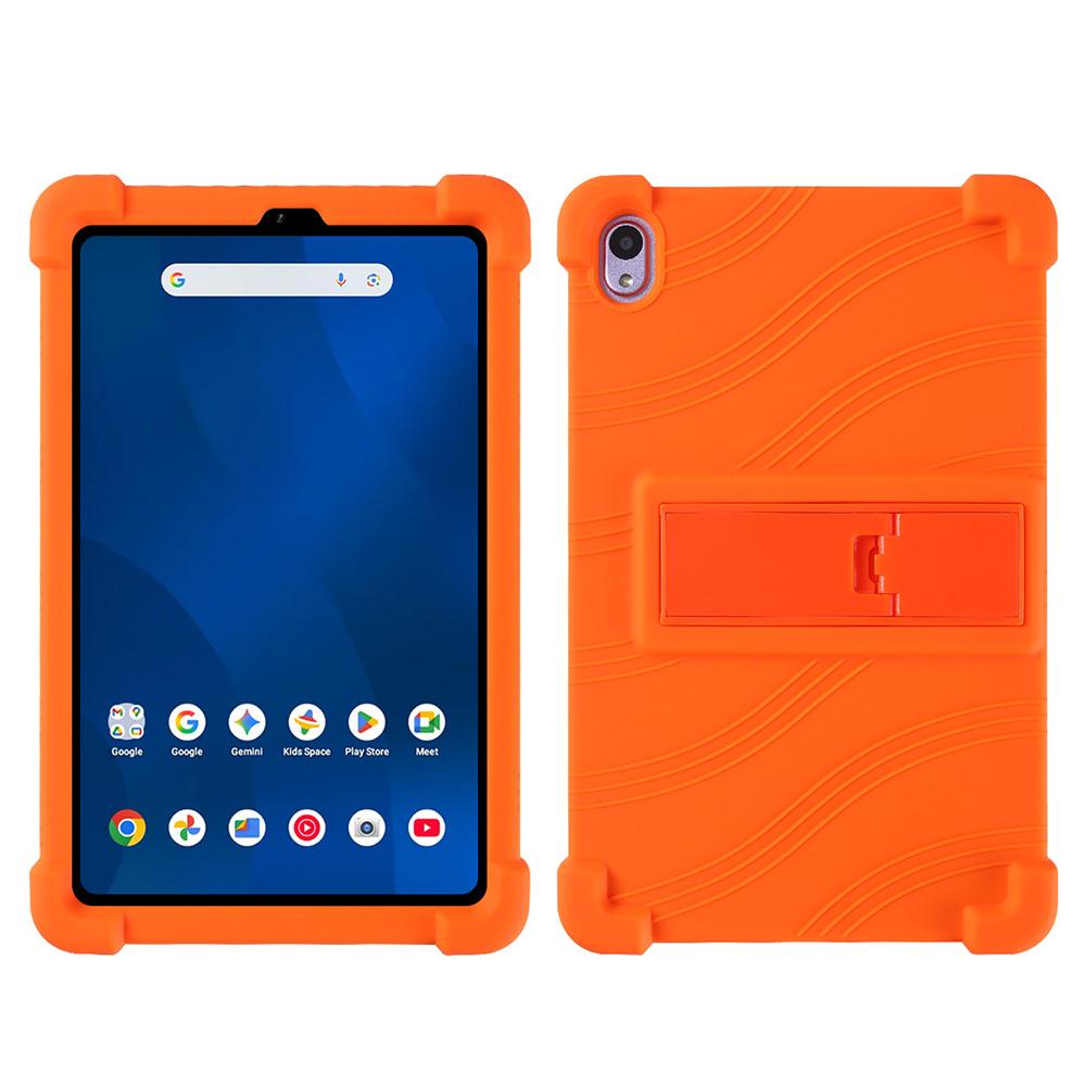 For ONN 7 inch Tablet 2026 Model Case, Soft Silicone Shockproof Protective Cover with Adjustable Stand