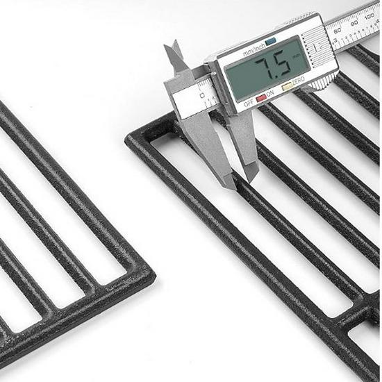 Black Matte Enamel Outdoor Grill, Kitchen & Bathroom Storage Rack, Refrigerator Shelf