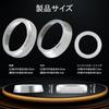 Car Interior Panel HIMARKLIF Aluminum Alloy Air Conditioner Dial Cover Engine Start Ring for Jimny JB64W JB74W Silver