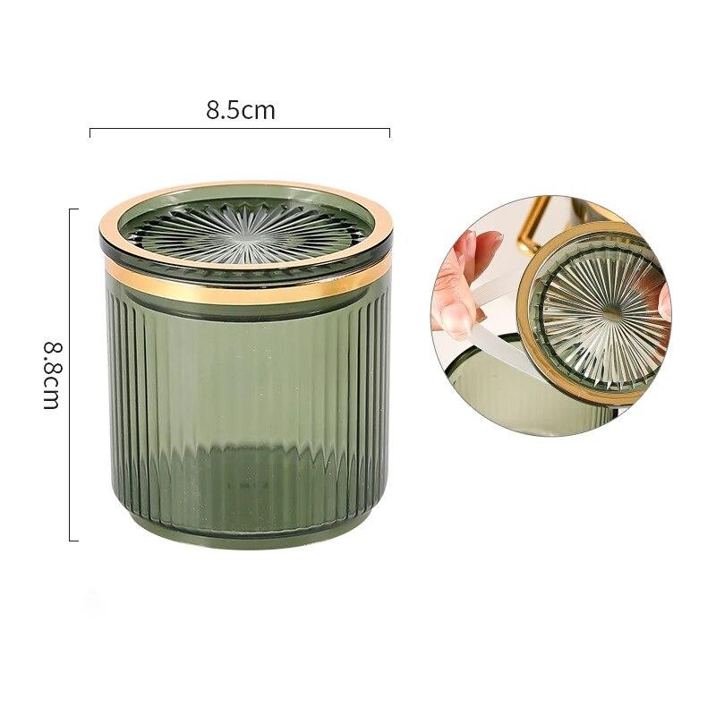 Light Luxury Seasoning Can Household Kitchen Sealed Seasoning Bottle Storage Can зелёный