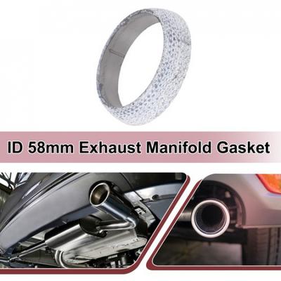 ID 58mm Exhaust Manifold Gasket Exhaust Donut Gasket Muffler Ring Graphite