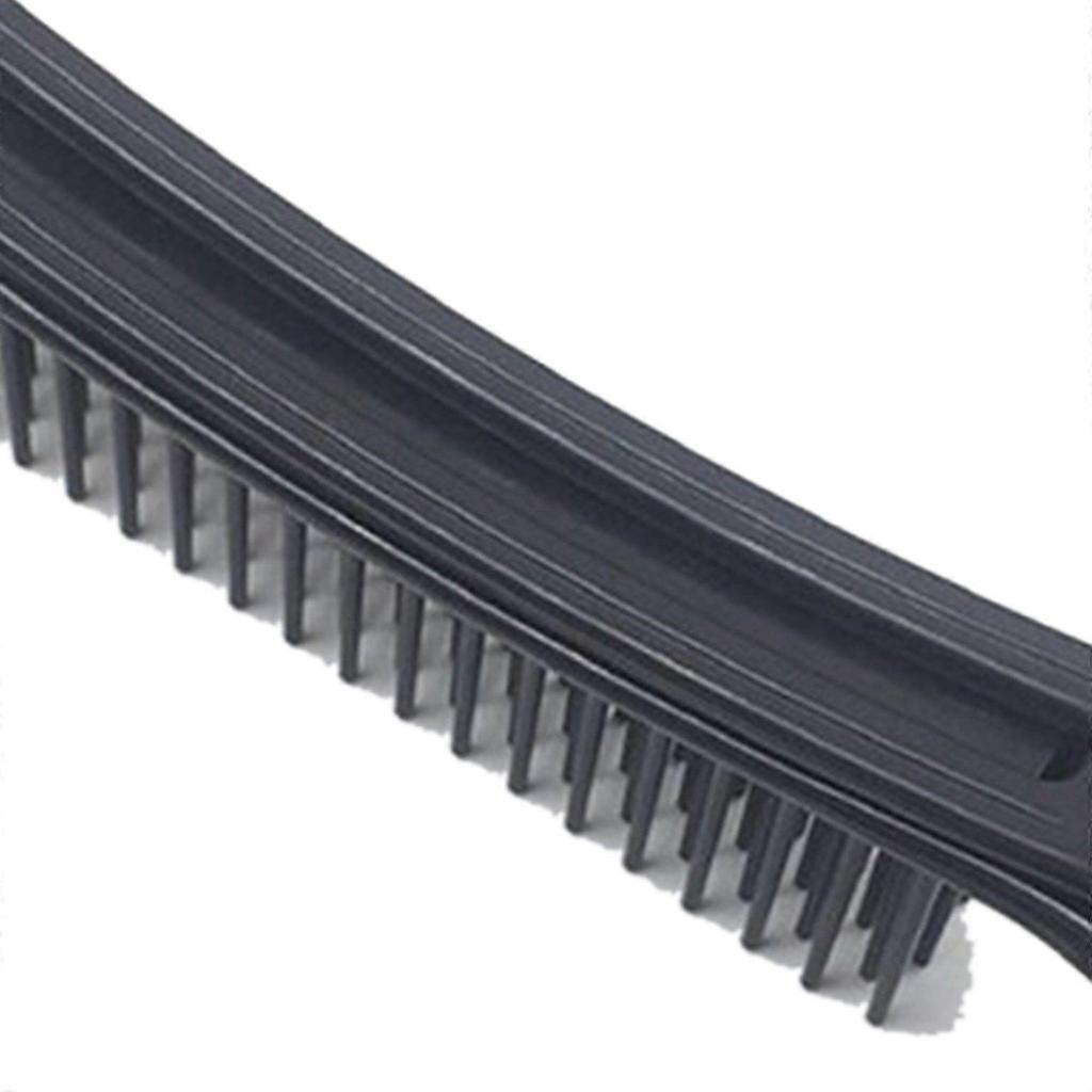 Black Hair Sectioning Clip Comb for Salon Hairdressing and Dyeing