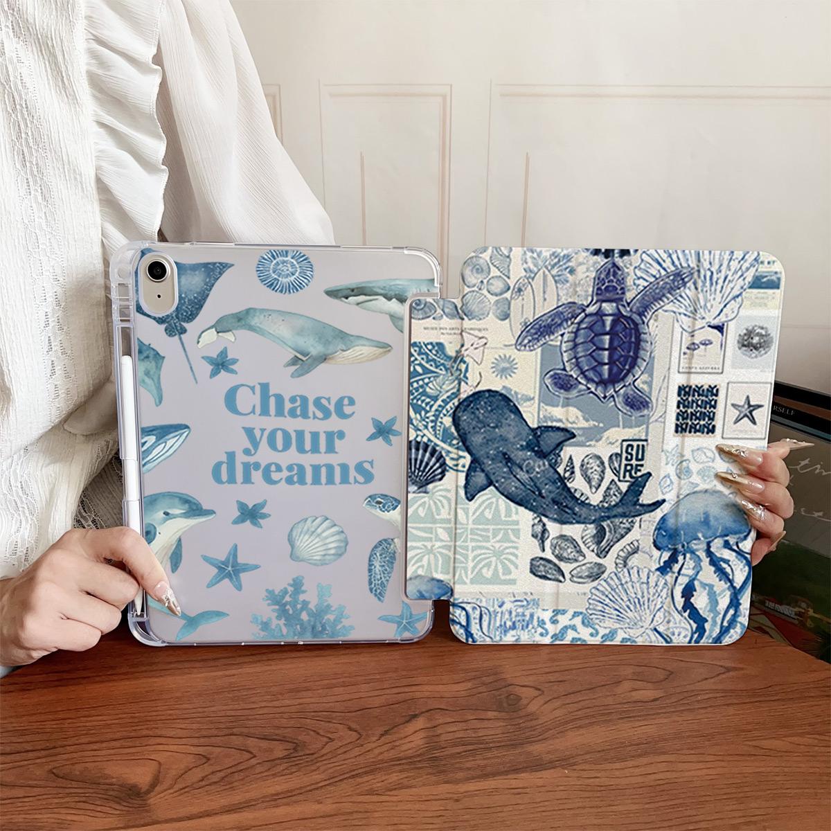 

Чехол для iPad, Smart Case, совместимый с iPad Air 6, Air 5, 4, и совместимый с iPad 10 (10,9 дюйма), Pro 2024, air M3/a16 2025 iPad mini 6
