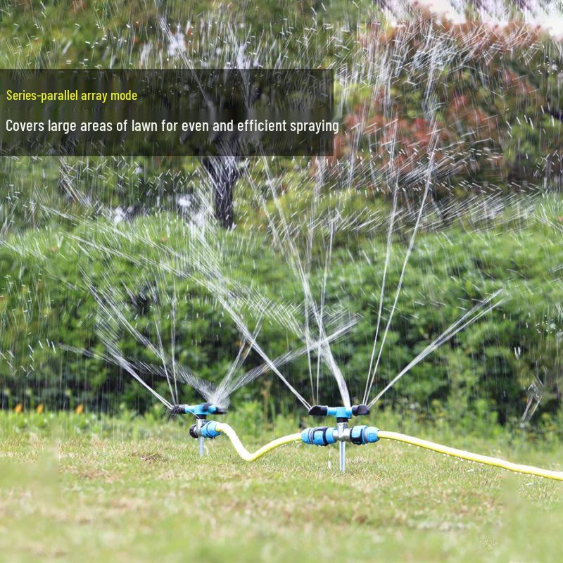 360° Rotating Garden Sprinkler with Triangle Nozzle