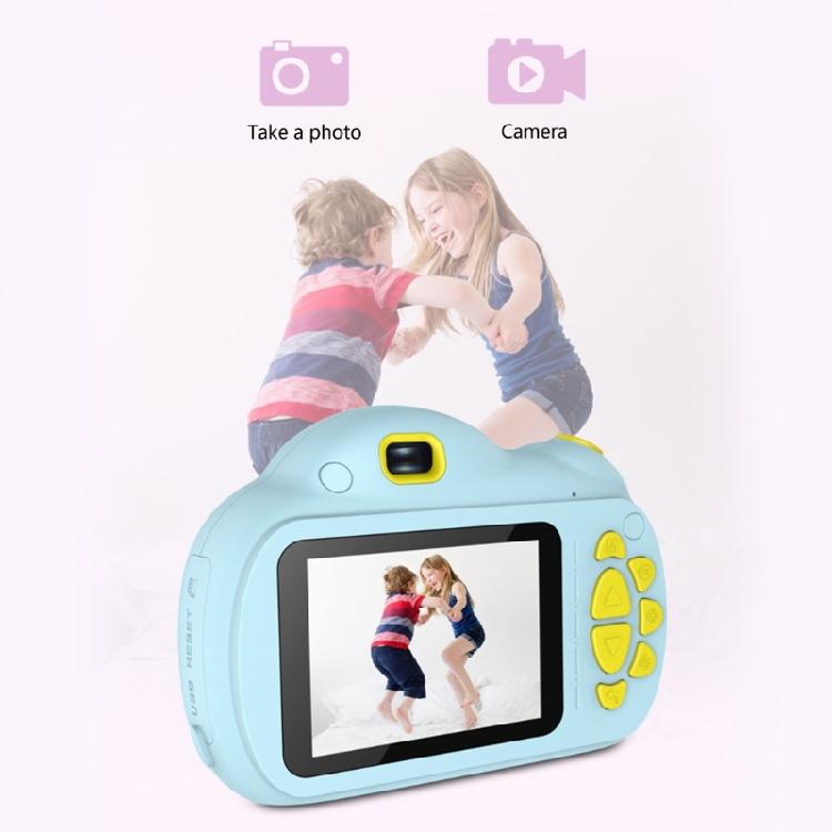 Kids Photography Camera Long Lasting Battery 2.5Hrs Video 16GB Memory Expansion Easy to Carry 5 Minutes Video Capacity