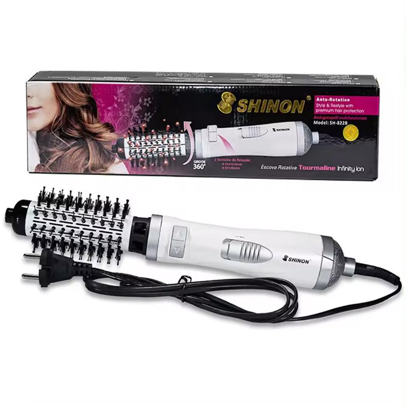 Hot Hair Comb Brush Straightener Brush And Curling One-step Portable Dryer Brush Hot Air Brush
