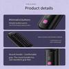 White Mini Wireless Hair Straightener Brush, Gobrush Pro Cordless Fast Heating for Effortless Hair Styling
