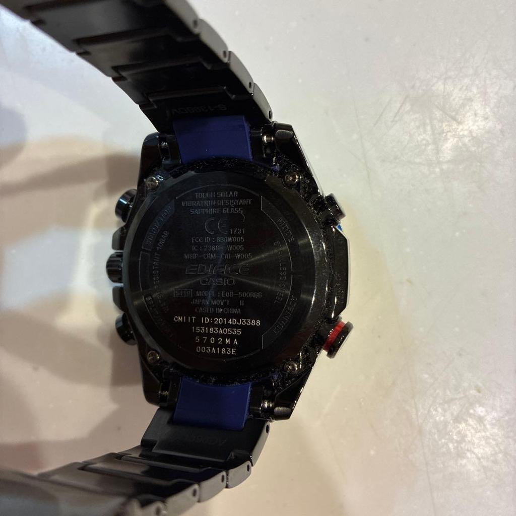 Used CASIO EDIFICE Red Bull Racing Rainbow Bezel
