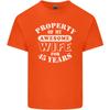 45 Year Wedding Anniversary 45th Funny Wife Unisexs Light Cotton TShirt