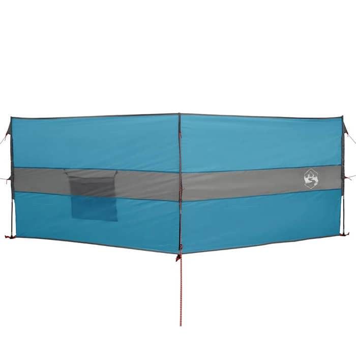 VidaXL Camping Windbreak Blue 344x120 Cm Waterproof, Beach Windbreak, Campervan Windbreak, Windbreak of 4009652