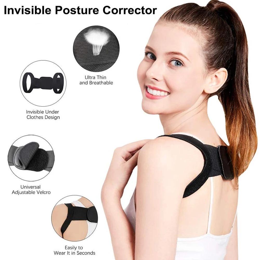 Durable And Safe Back Posture Corrector Belt Adjustable Shoulde Neck Spine Reshape Body For Column Posture Correction For Women Men Straightener