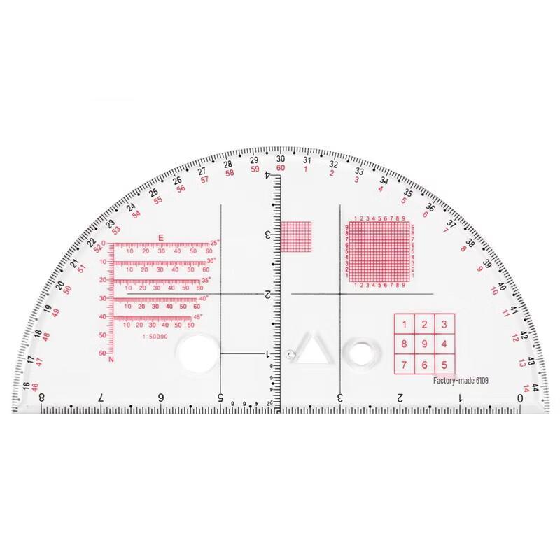 Latitude and Longitude Map Coordinate Ruler