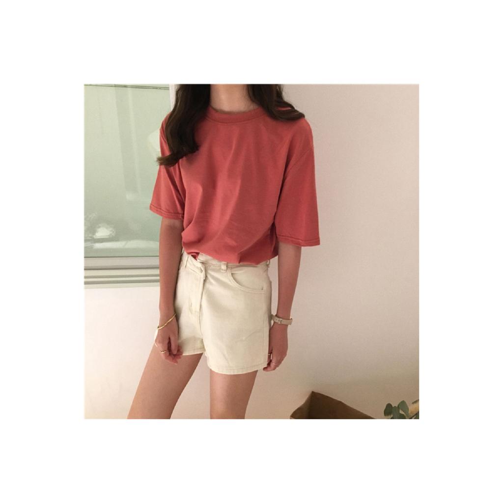 Schwarzes Oversize-Boyfriend-T-Shirt aus Baumwolle für Unisex mit Rundhalsausschnitt