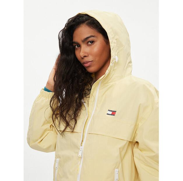 Windbreaker Tommy Jeans Chicago DW0DW17747, Yellow, Standard Fit