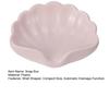 1/2Pcs Soap Box Shell Shaped Drain-Free Soap Tray Compact Size Plastic Automatic Drainage Function Bathroom Soap Rack
