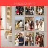 Acrylic Photo Frame Magnetic Refrigerator Magnet With Diy Photo Wall For Home Decor