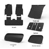 2025 Tesla Model Y Facelift Full Car Floor, Trunk, and Backrest Mats - Model Y Mao Dou
