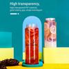 400/500/650Ml Round Disposable Juice Beverage Bottle Milk Tea Yogurt Transparent Plastic Bottles