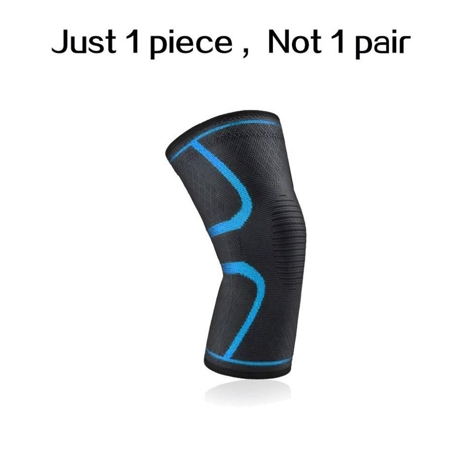 1 STK Elastiske knebeskyttere Nylon Sports Fitness Knepute Fitnessutstyr Patella Brace Løping Basketball Volleyballstøtte