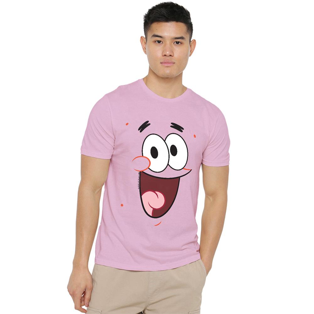 Bob Esponja Pantalones Cuadrados Unisex Adulto Patrick Estrella Sonrisa Camiseta