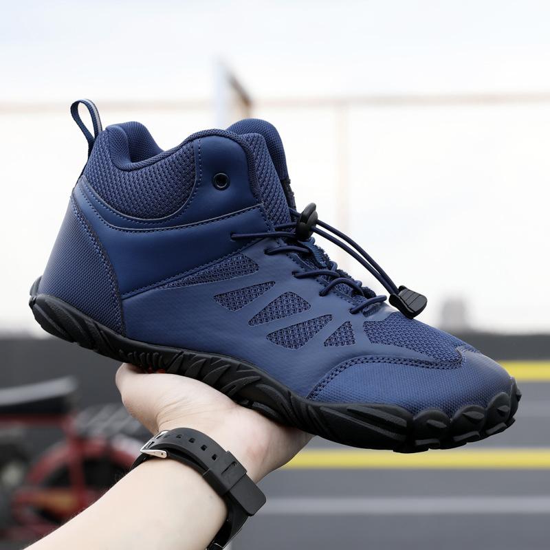 

Новые пятипалые туфли, мужские и женские средней и высокой посадки, с пряжкой для пары, дышащие и нескользящие, для активного отдыха, повседневные, для альпинизма и ходьбы 46 темно-синий