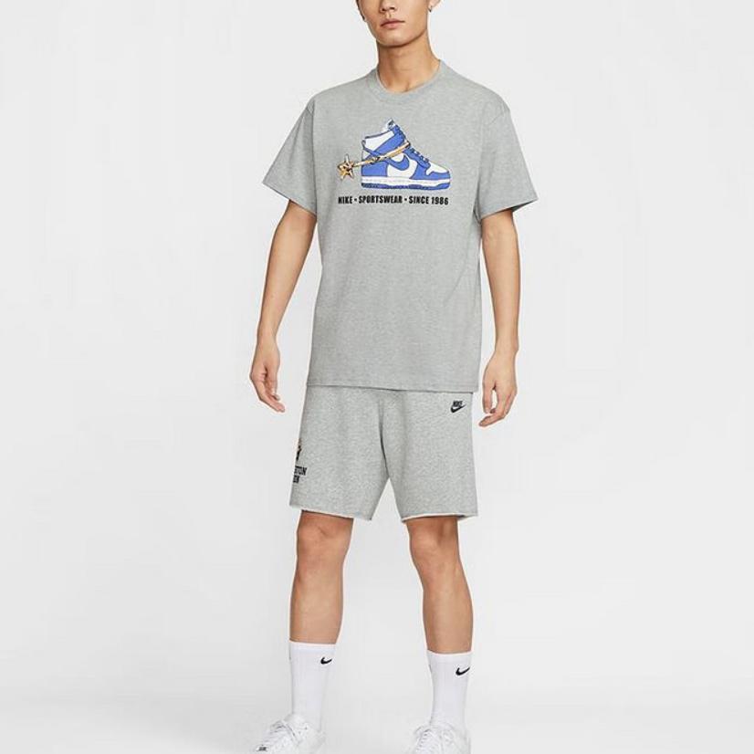 Nike Sportswear Breathable Short Sleeve T-Shirt Men Tops HQ9274-063