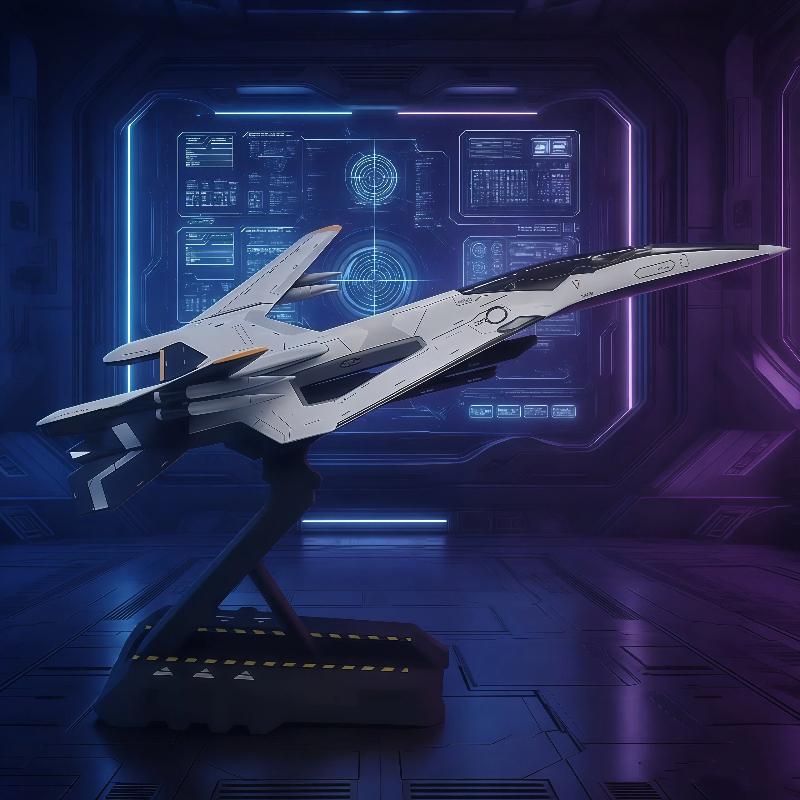 1: 72 Nantianmen Plan Xuan Nv Aerospace Fighter Alloy Aircraft Model Simulation Science Fiction Fighter Exquisite Collection