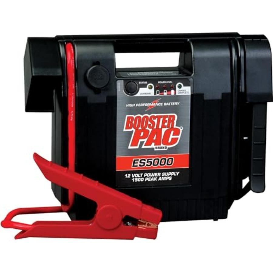 1500 Peak Amp 12V Jump Starter for Car Emergency Boost Compact Portable Power Bank with LED Light High-Capacity Lithium Battery 1500 Amp