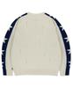 MAHAGRID Star Crash Knit Crewneck Beige(Mg2Fsmk610A)