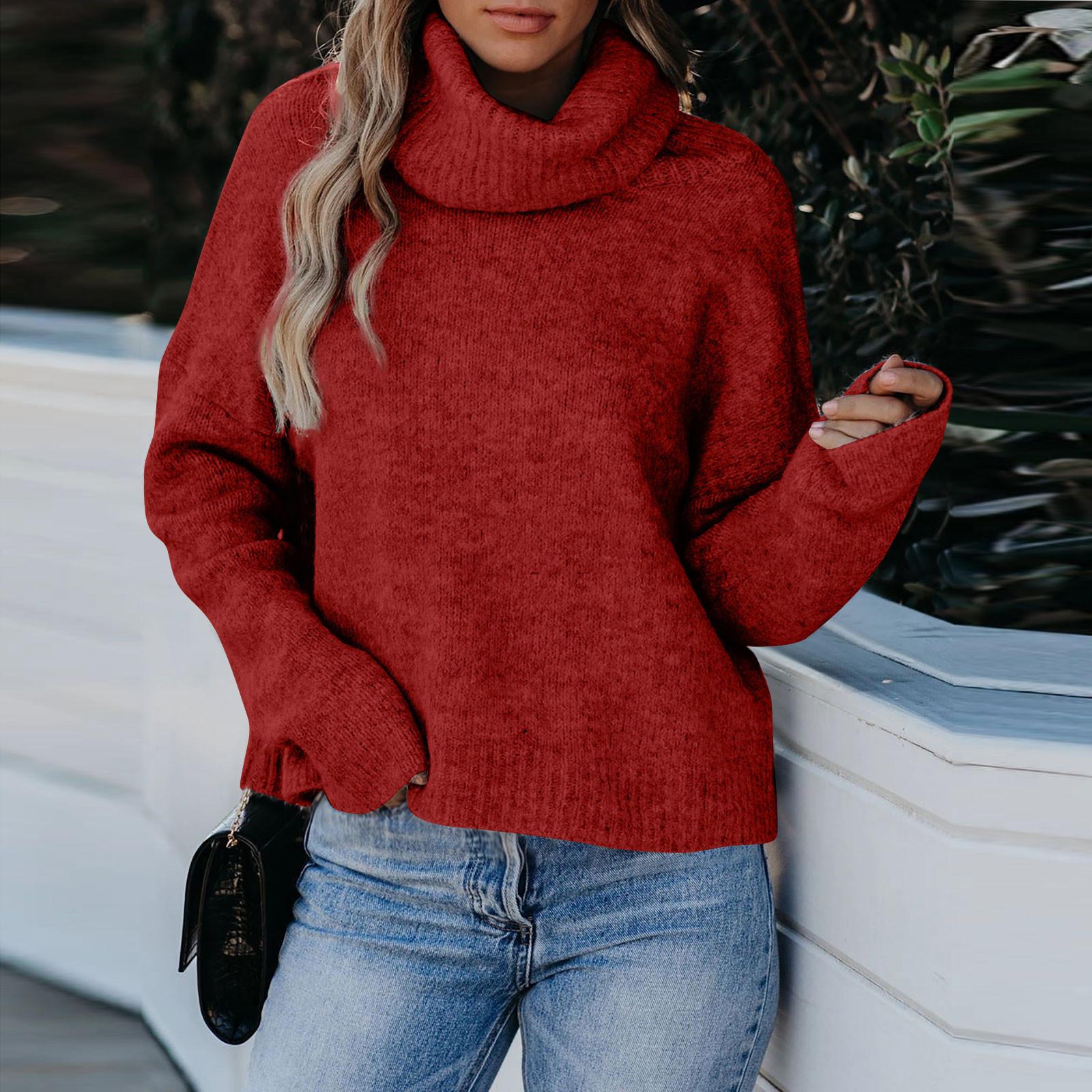 

Женский осенне-зимний вязаный кардиган в полоску на пуговицах, свитер с длинными рукавами S красный