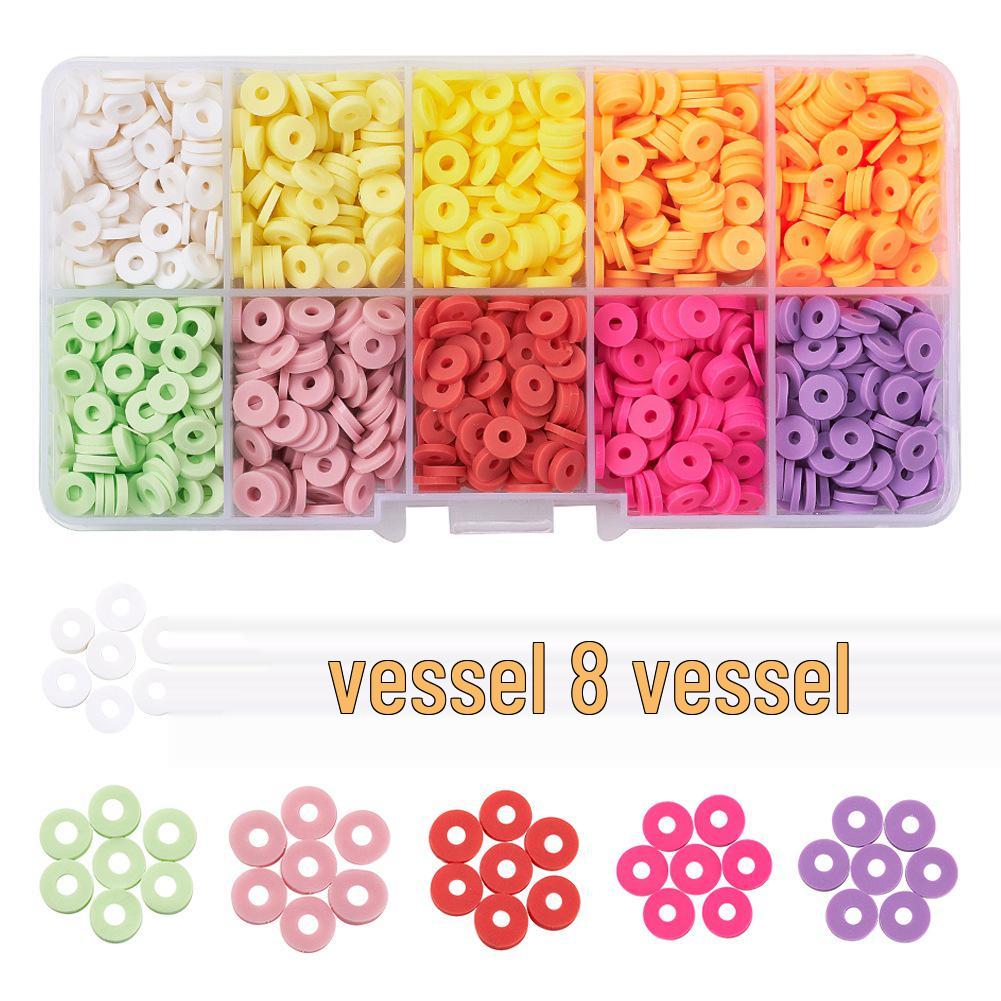 

Colorful Polymer Clay Beads for DIY Jewelry: Bracelets, Necklaces, and Earrings