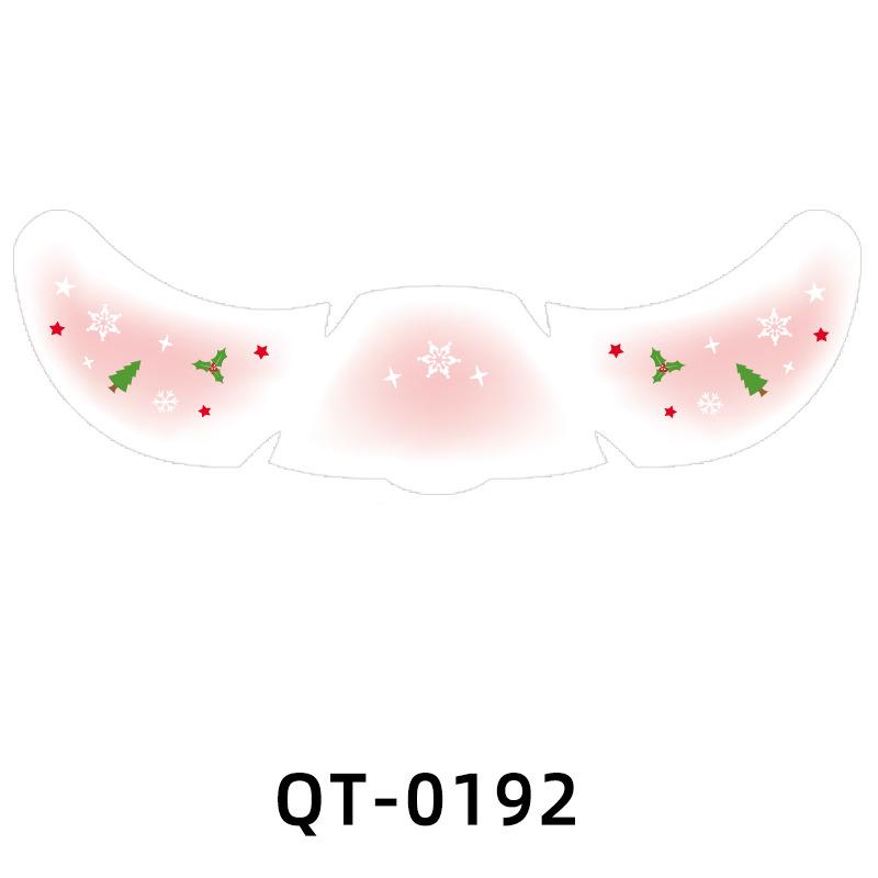 

Рождественская наклейка на лицо Временная наклейка-тату с веснушками Водостойкая наклейка для макияжа Тату на Хэллоуин 150*52mm