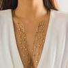 Fashion Diamond Studded Chest Chain Jewelry Sexy Body Chain Tassel Necklace Bikini Chest Chain Women Gifts