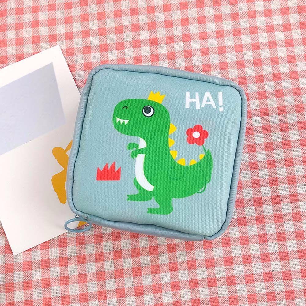 Cute Cartoon Pattern Bunny Bear Rabbits Cosmetic Bag Lipstick Pouch Sanitary Napkin Bag Coin Purse