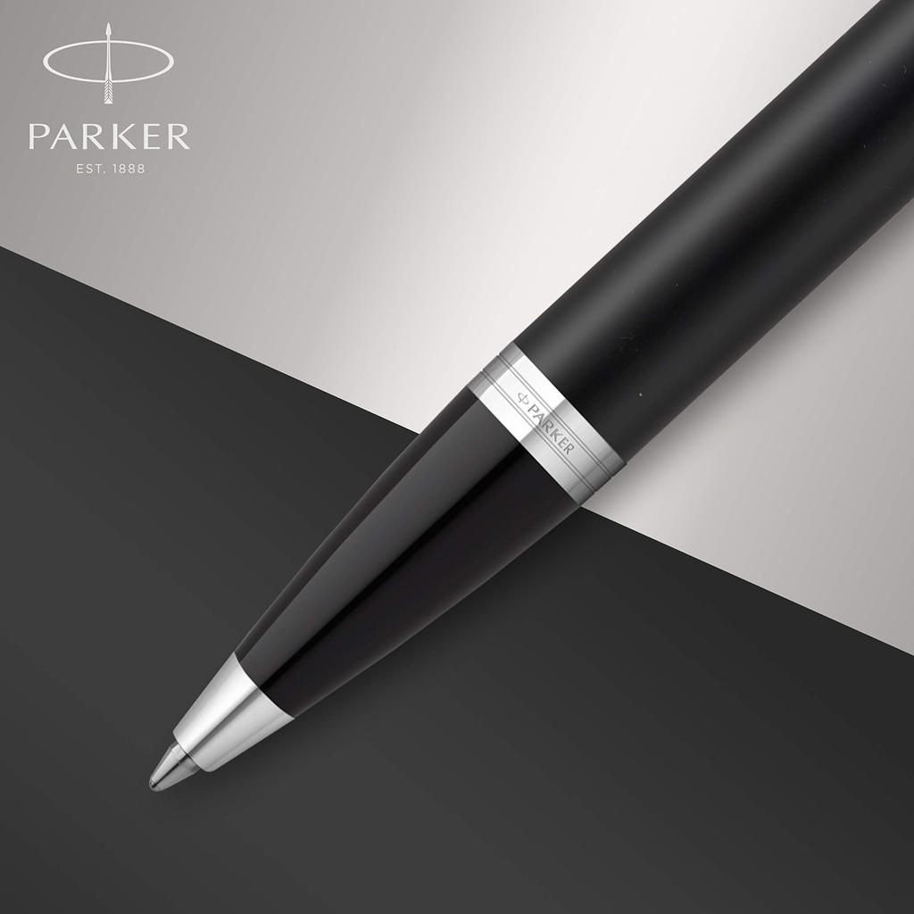 Parker Ballpoint Pen IM Matte Black CT Medium Point Oil Based Gift Box Genuine Imported Product 2143442Z