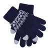 Women Men Fashion Winter Knitted Warm Driving Cycling Gloves Outdoor Thickened Touch Screen Gloves Jacquard Gloves for Cold Weather