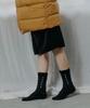 Aiheiteumeondei [Ihm25Fws33B] Cloudy Socks Black