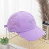 Summer Thin Bowknot Quick-Drying Baseball Cap for Women Sun-Poof Peaked Cap Leisure Students Sport Travel Sun Hat