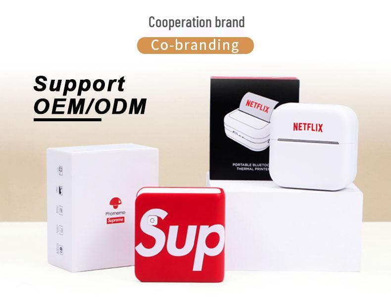 Phomemo P12 PRO Bluetooth Mini Thermal Label Printer with Inkless Lithium Battery