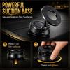 Magnetic Phone Holder for Car – 360° Rotation Vacuum Suction Mount – Strong Magnetic Dashboard & Windshield Phone Stand Compatible with iPhone,