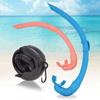 Silicone Foldable Snorkel Tube Snorkel with Compact Storage Case Women Men Roll Up Snorkel Wet Breathing Tube For Snorkeling