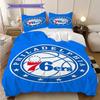 Philadelphia Ers Basketball Spirit Bedding(1 * Duvet Cover + 2 * Pillowcase, Without core)Duvet Cover and Pillowcase Soft and Comfortable Bedding Set