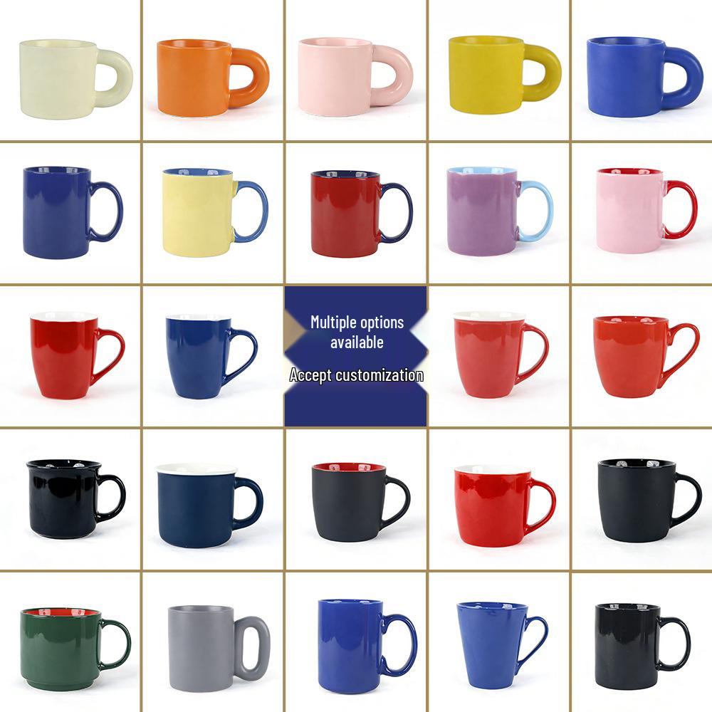 Customized Logo Ceramic Coffee Mugs for Office, Home, or Festivals