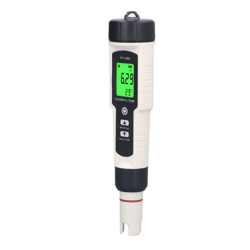 Digital Water Tester 4 In 1 Multi Functional IP67 Waterproof PH H2 ORP Temp Water Quality Meter with Backlight