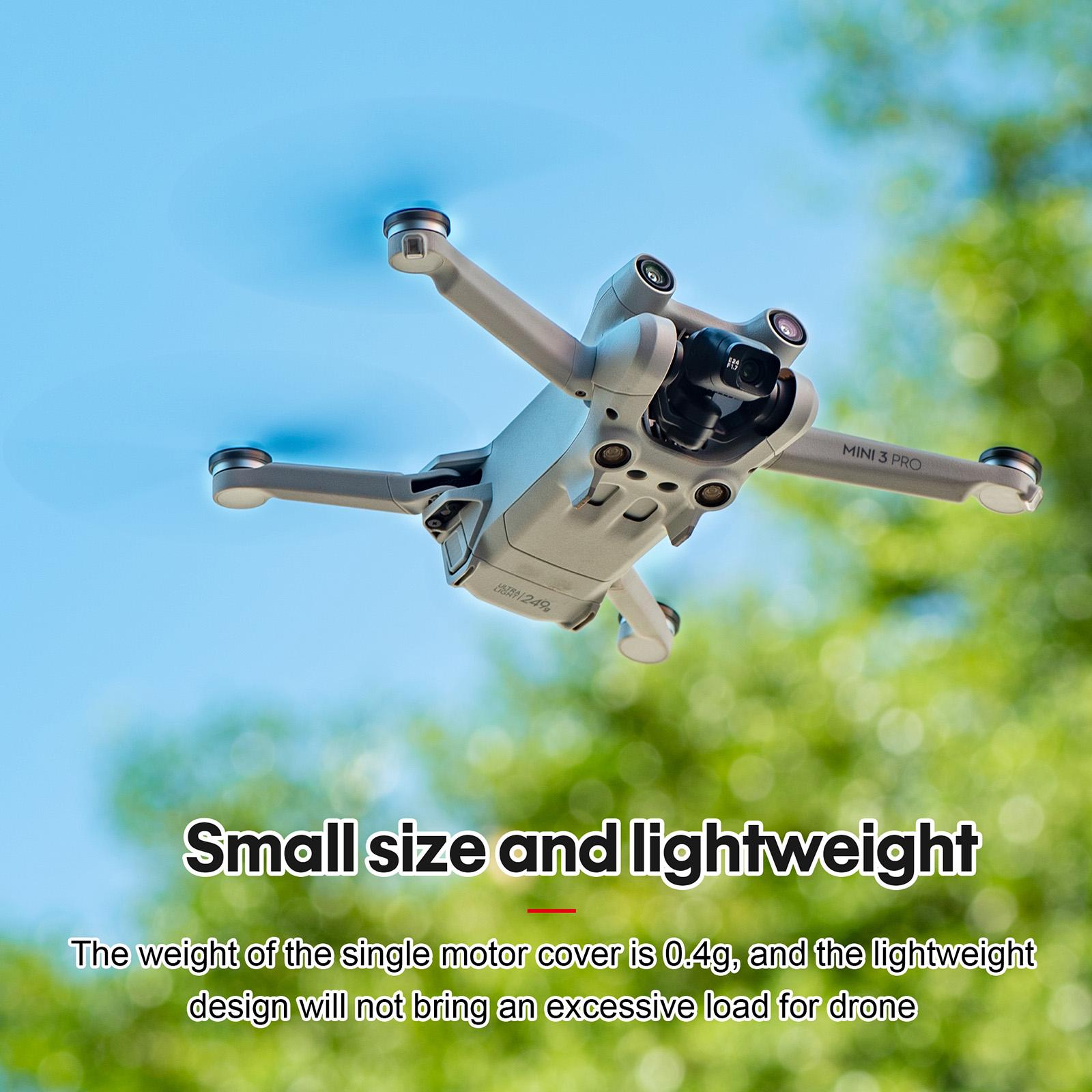 

6 шт. Кришка двигуна, захищена від подряпин, пропелери, захисна кришка двигуна для DJI Mini 3 Pro/Mini 2/SE/ Drone Anti-bump Motor Cap. світло-сірого кольору